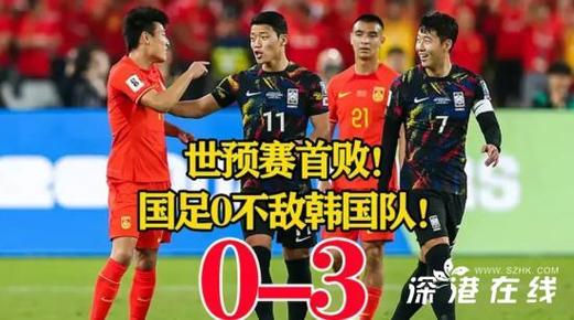 中国国奥男足与韩国比赛结果